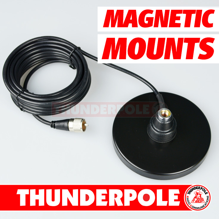 Shop now for the best CB radio magnetic antenna mounts. Our magnetic mounts ensure a firm grip on your vehicle, providing reliable signal strength even on rough terrains.